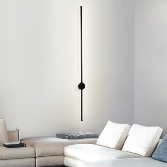 Ljos Minimalist LED Linear Wall Light 35.8 in Black