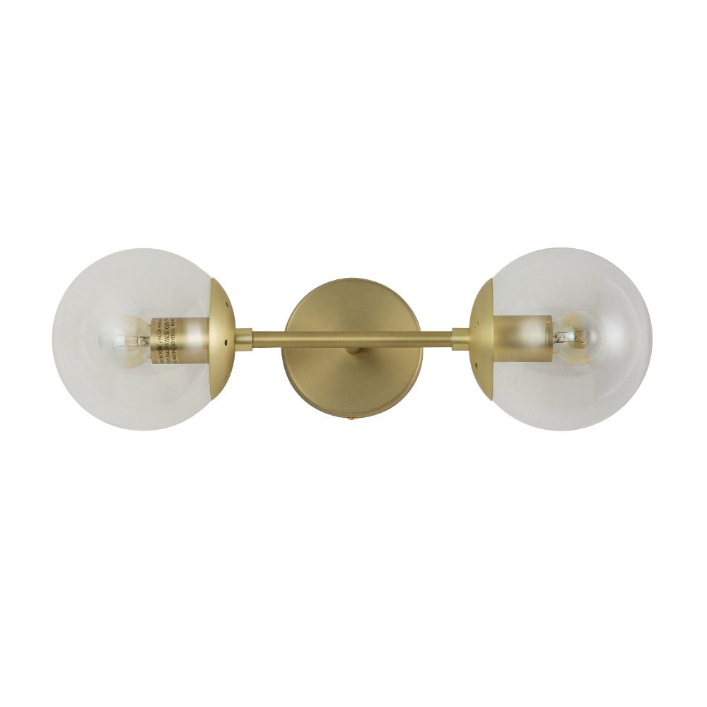 
Hjarta Minimalist Glass Globe Wall Sconce Brass or Black