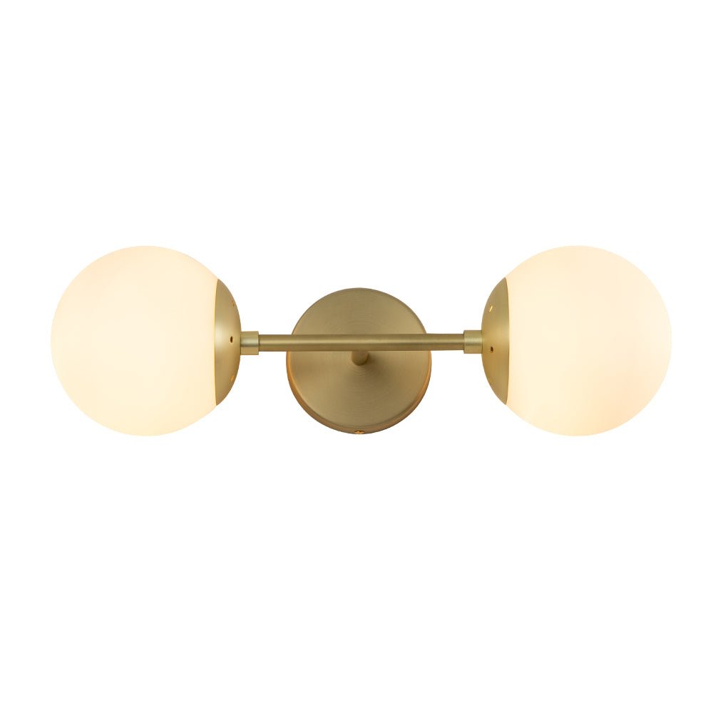 
Hjarta Minimalist Glass Globe Wall Sconce Brass or Black