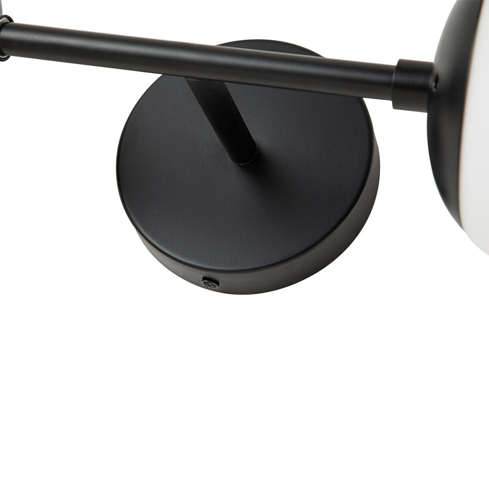 
Hjarta Minimalist Glass Globe Wall Sconce Brass or Black