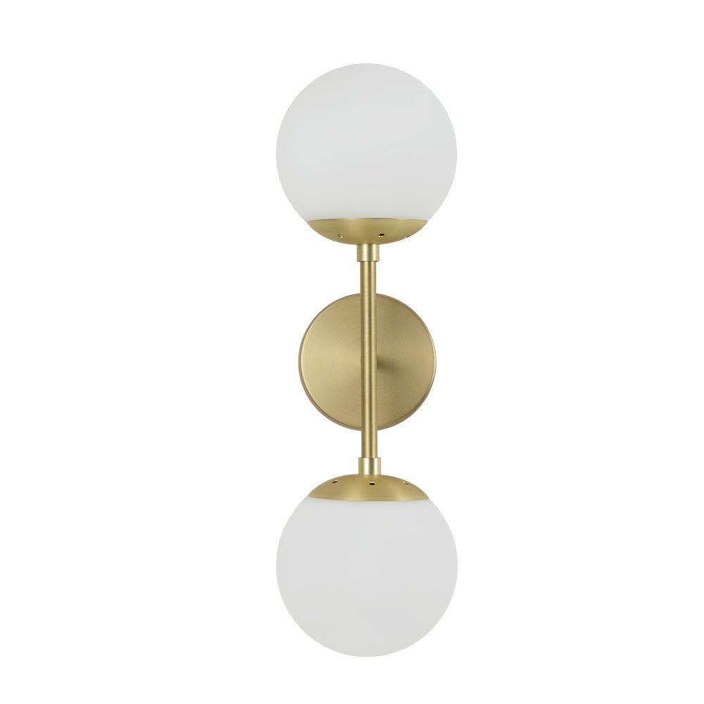 
Hjarta Minimalist Glass Globe Wall Sconce Brass or Black