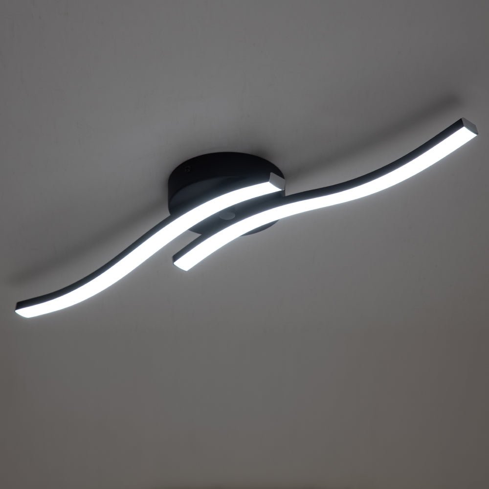 
Kveld Wavy Linear LED Flush Mount Wall Light