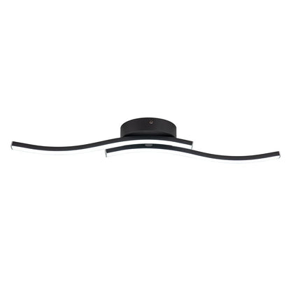 Kveld Wavy Linear LED Flush Mount Wall Light