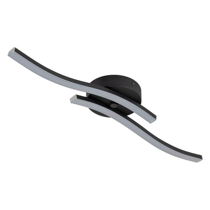 Kveld Wavy Linear LED Flush Mount Wall Light