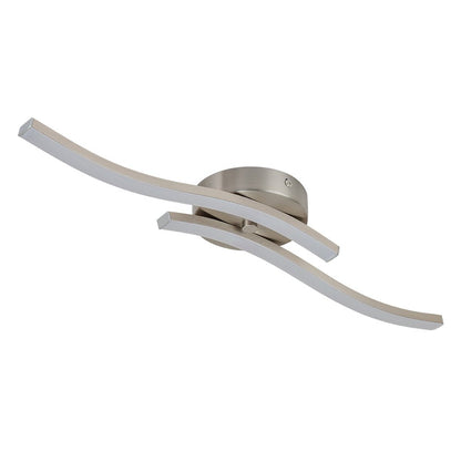 Kveld Wavy Linear LED Flush Mount Wall Light