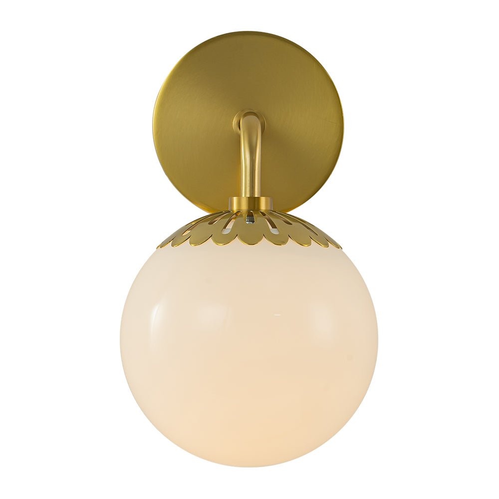 
Himinuli Daisy Opal Glass Wall Lamp Brass