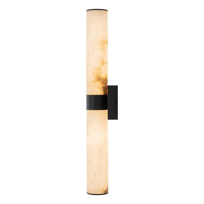 Glitre LED Linear Alabaster Bathroom Wall Sconce