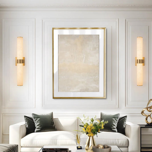 
Glitre LED Linear Alabaster Bathroom Wall Sconce