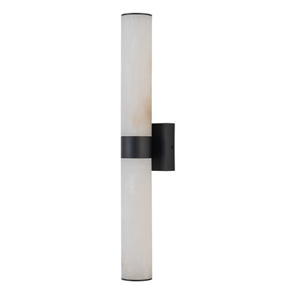 Glitre LED Linear Alabaster Bathroom Wall Sconce