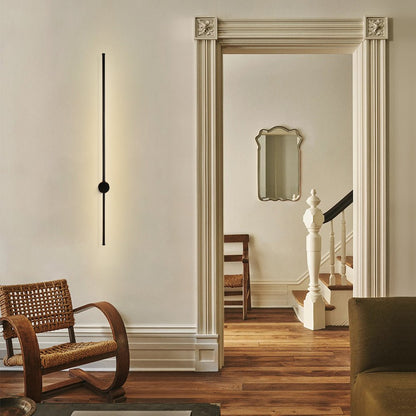 Ljos Minimalist LED Linear Wall Light 35.8 in Black