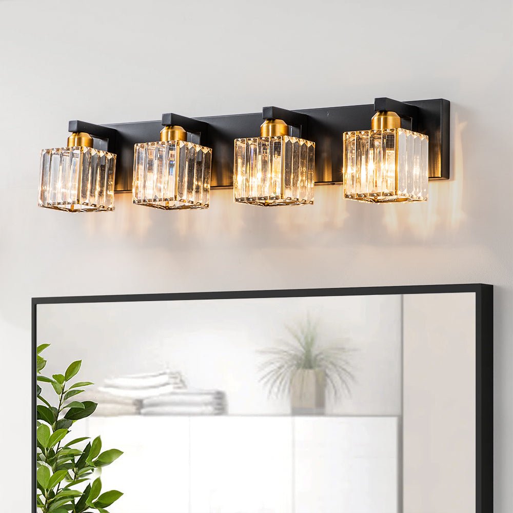 
Lumen Modern K9 Crystal Bathroom Vanity Wall Lamp