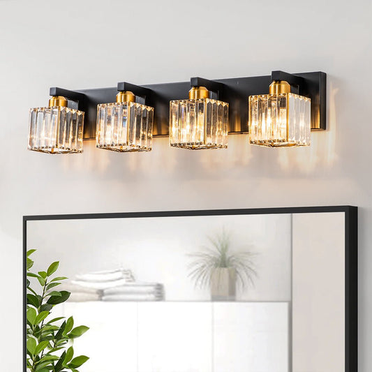 
Lumen Modern K9 Crystal Bathroom Vanity Wall Lamp