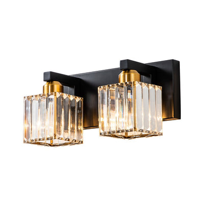 Lumen Modern K9 Crystal Bathroom Vanity Wall Lamp