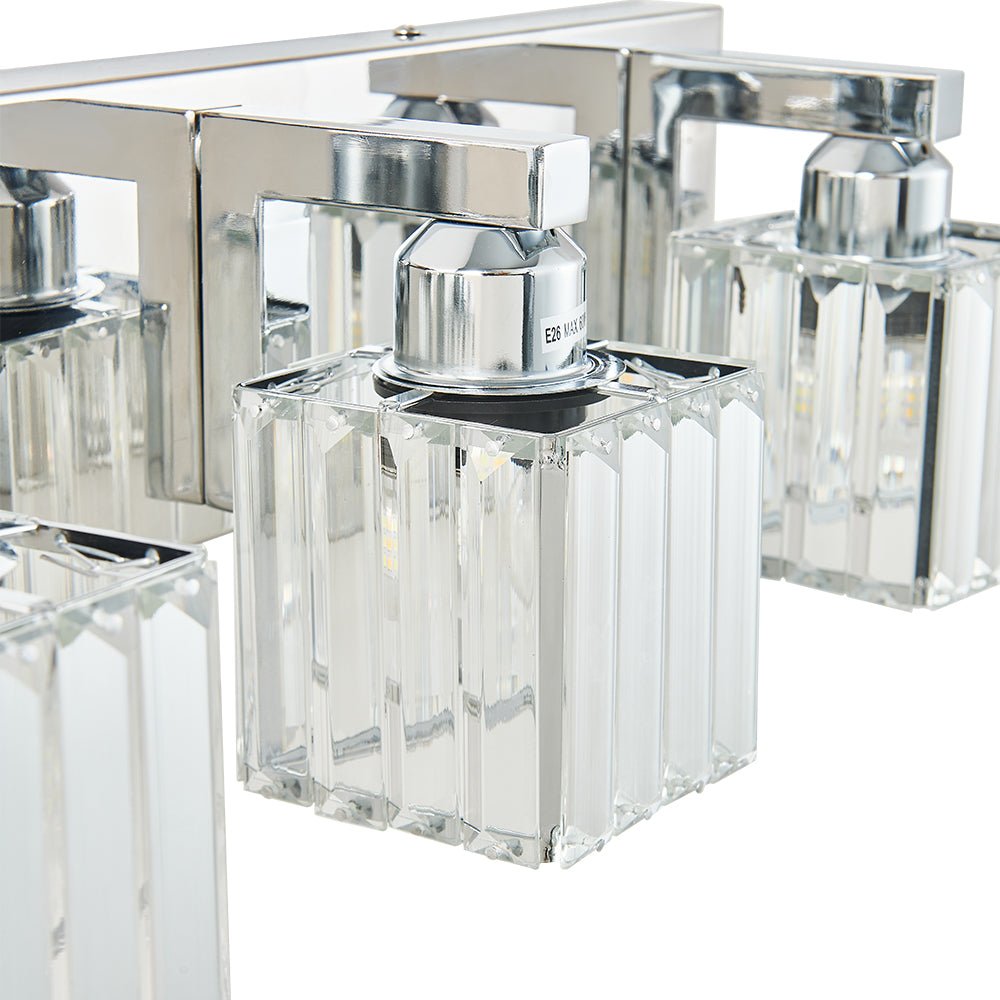 
Lumen Modern K9 Crystal Bathroom Vanity Wall Lamp
