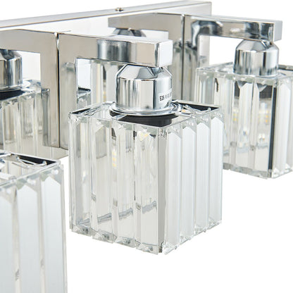 Lumen Modern K9 Crystal Bathroom Vanity Wall Lamp