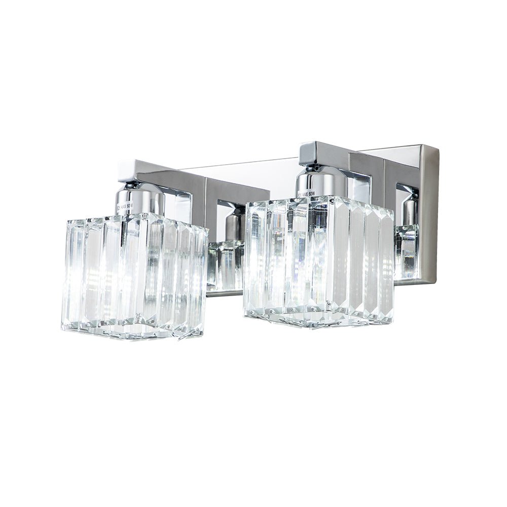 
Lumen Modern K9 Crystal Bathroom Vanity Wall Lamp