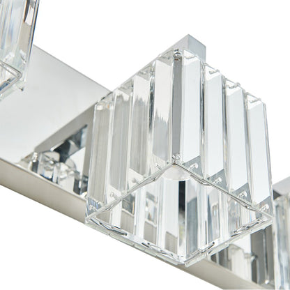 Lumen Modern K9 Crystal Bathroom Vanity Wall Lamp