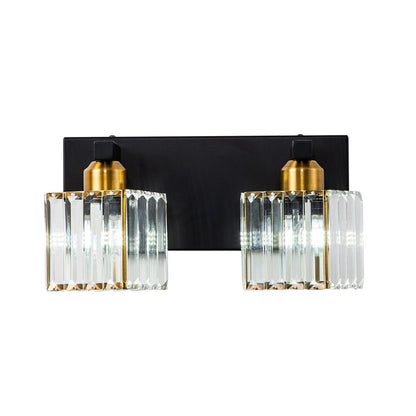 Lumen Modern K9 Crystal Bathroom Vanity Wall Lamp