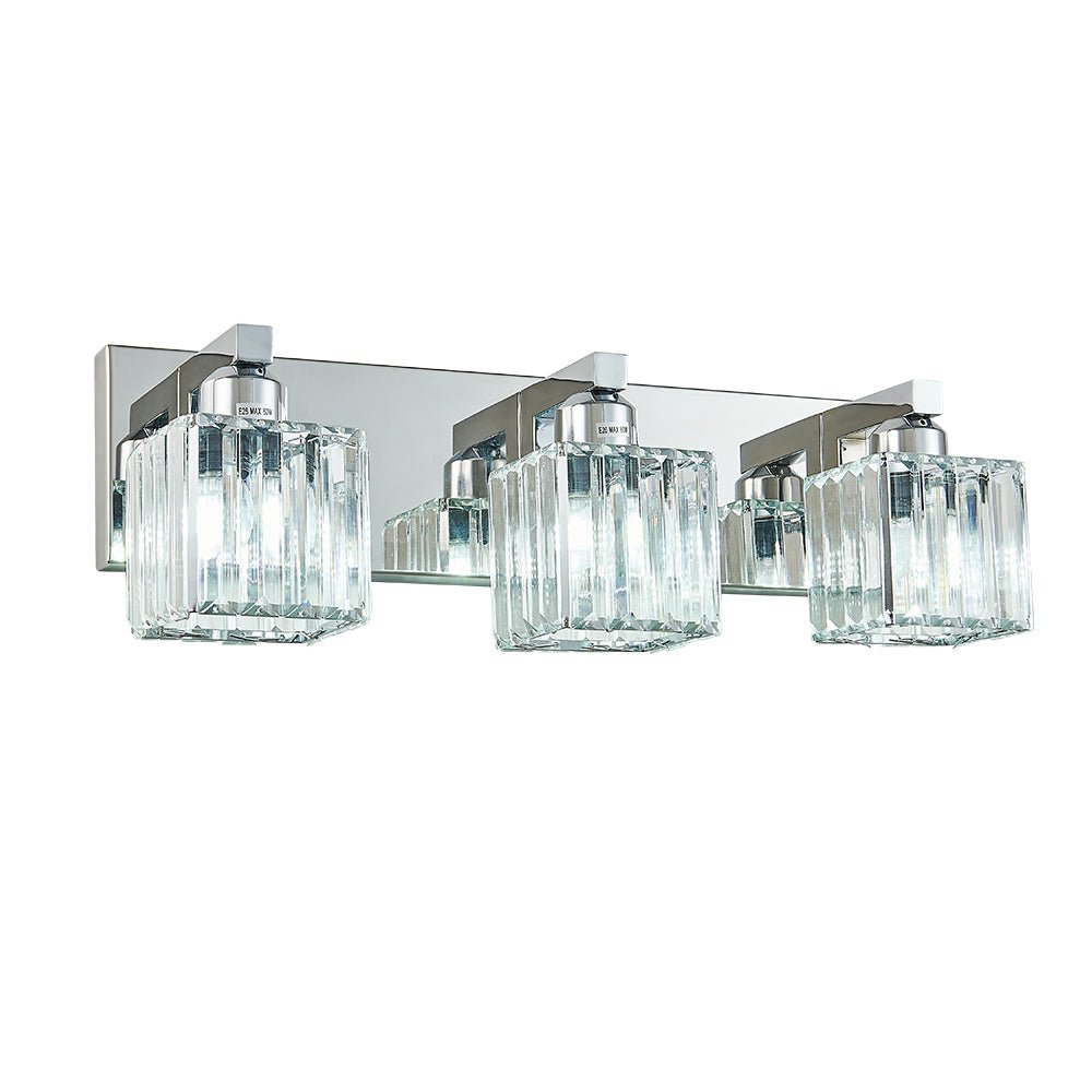 
Lumen Modern K9 Crystal Bathroom Vanity Wall Lamp