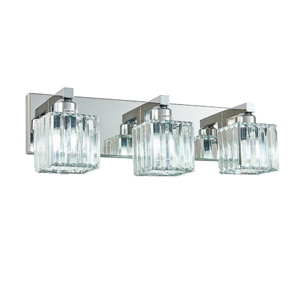Lumen Modern K9 Crystal Bathroom Vanity Wall Lamp