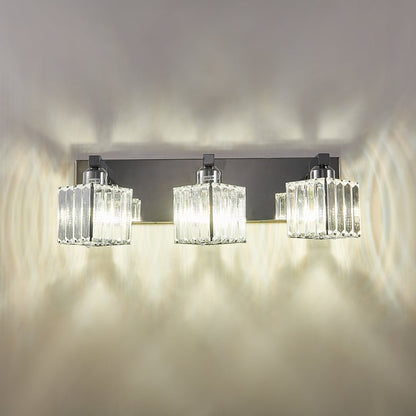 Lumen Modern K9 Crystal Bathroom Vanity Wall Lamp