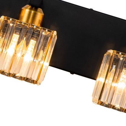 Lumen Modern K9 Crystal Bathroom Vanity Wall Lamp