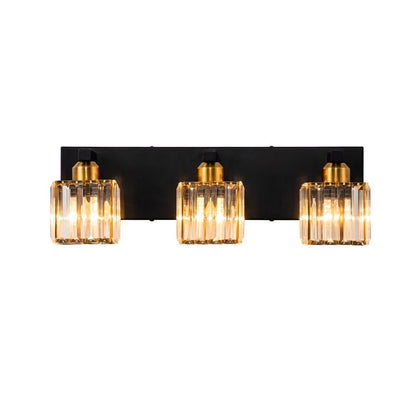 Lumen Modern K9 Crystal Bathroom Vanity Wall Lamp