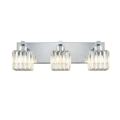 Lumen Modern K9 Crystal Bathroom Vanity Wall Lamp