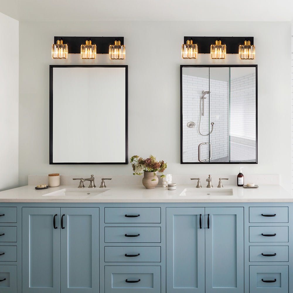 
Lumen Modern K9 Crystal Bathroom Vanity Wall Lamp