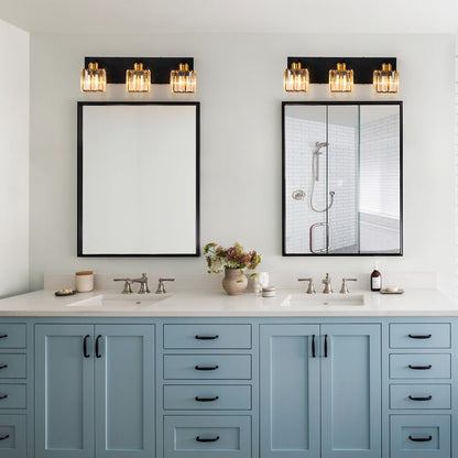 Lumen Modern K9 Crystal Bathroom Vanity Wall Lamp